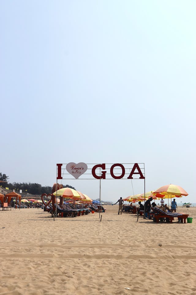 Goa location map and travel destination